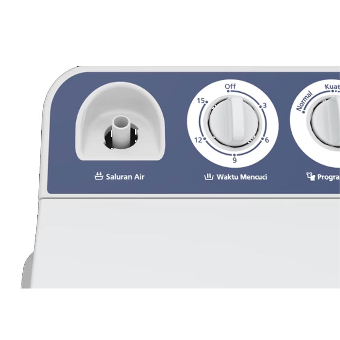 Panasonic Mesin Cuci Twin Tub NAMI Series 8 Kg - NA-W80BBZ | NA W80BBZ
